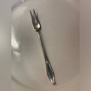 Vintage Two - tine Silverplate butter pick / fork in ‘Jamestown’